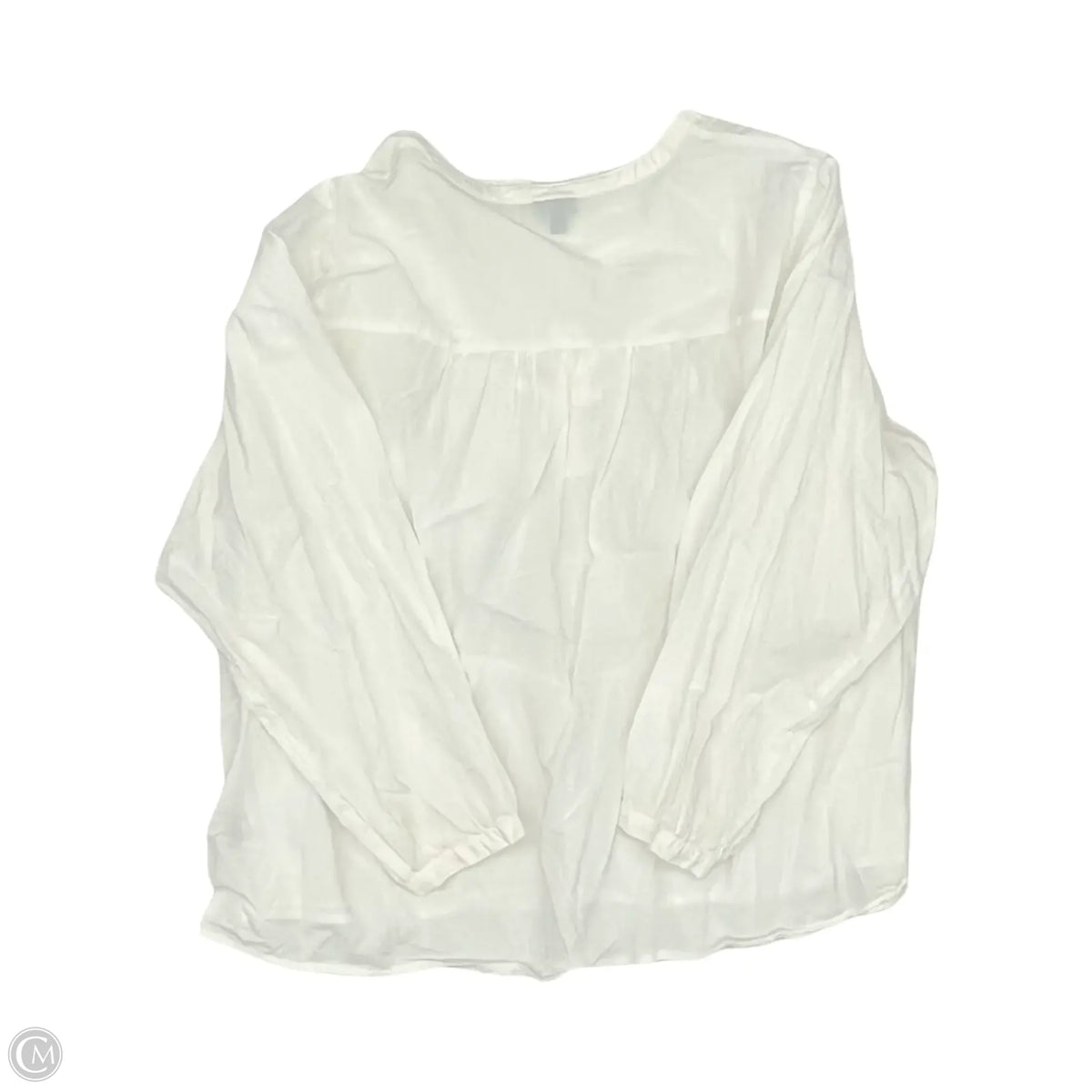 Top Long Sleeve By Torrid In White, Size: 3x