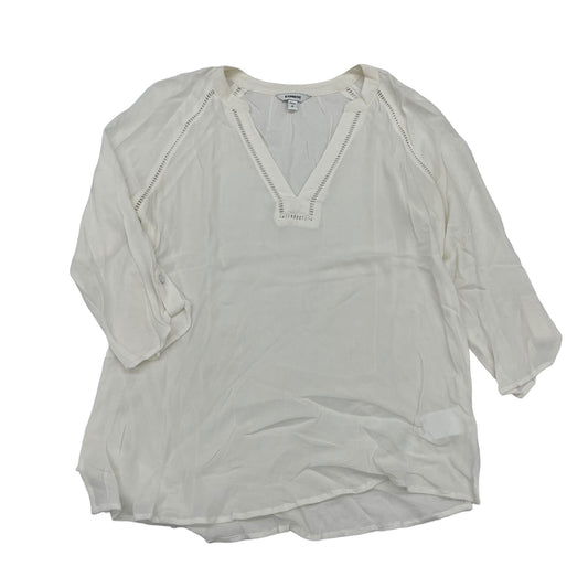 Blouse 3/4 Sleeve By Express  Size: S