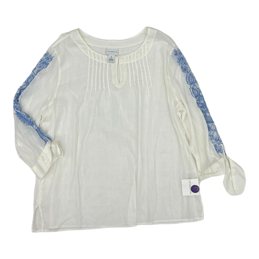 Top Long Sleeve By Liz Claiborne  Size: Xl