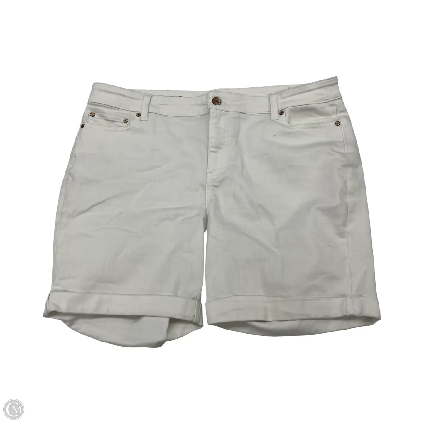 Shorts By Talbots In White Denim, Size: 16