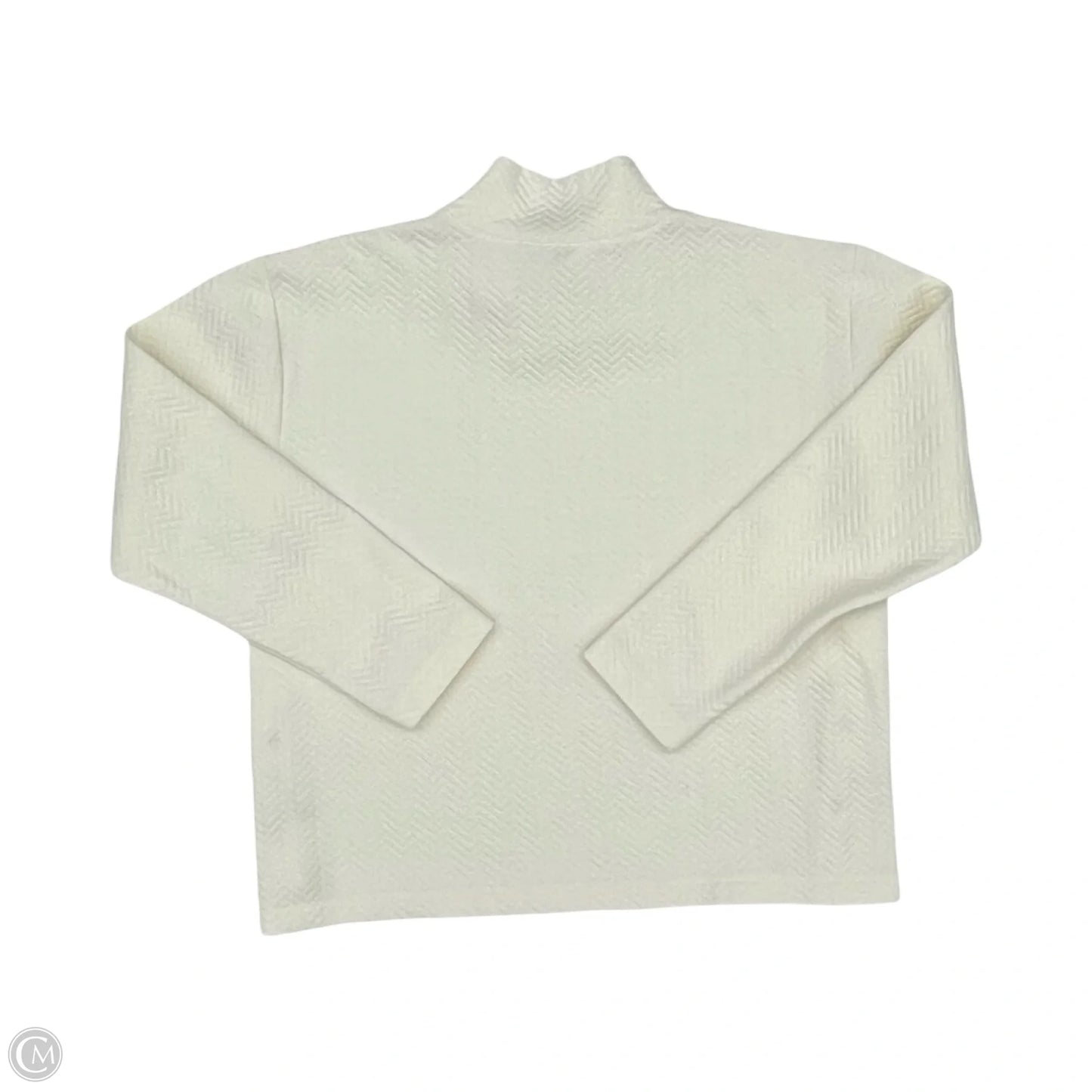 Top Long Sleeve By J. Crew In Cream, Size: M