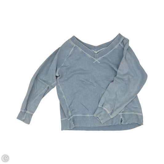 Sweatshirt Collar By American Eagle In Blue, Size: L
