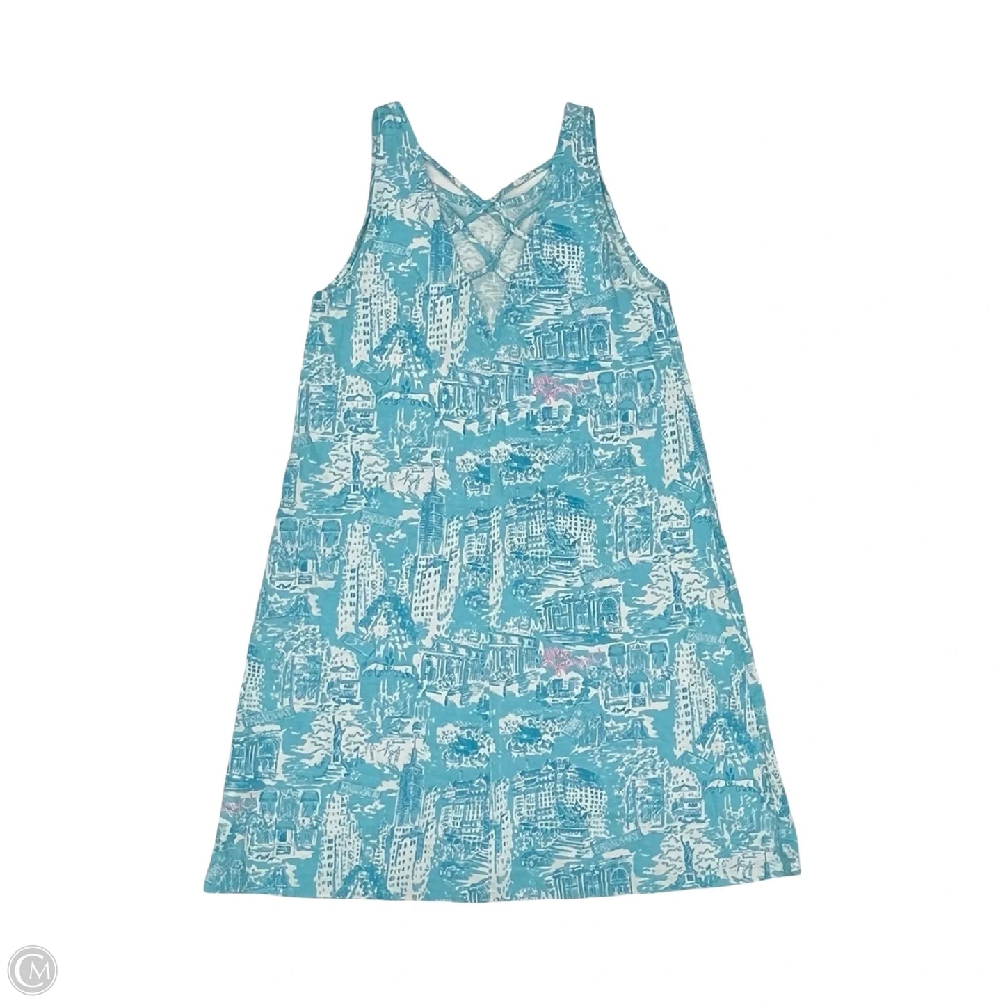Dress Designer By Lilly Pulitzer In Aqua, Size: Xs