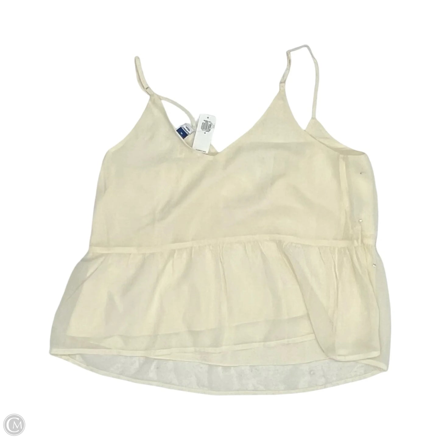 Top Sleeveless By Old Navy In Cream, Size: M