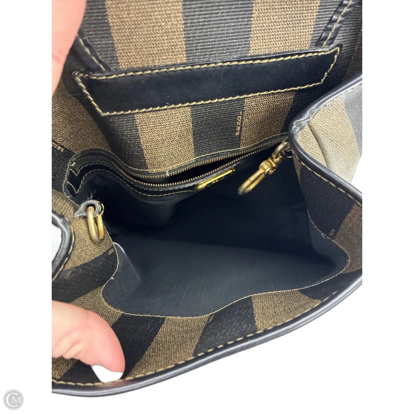 Backpack Luxury Designer By Fendi, Size: Medium