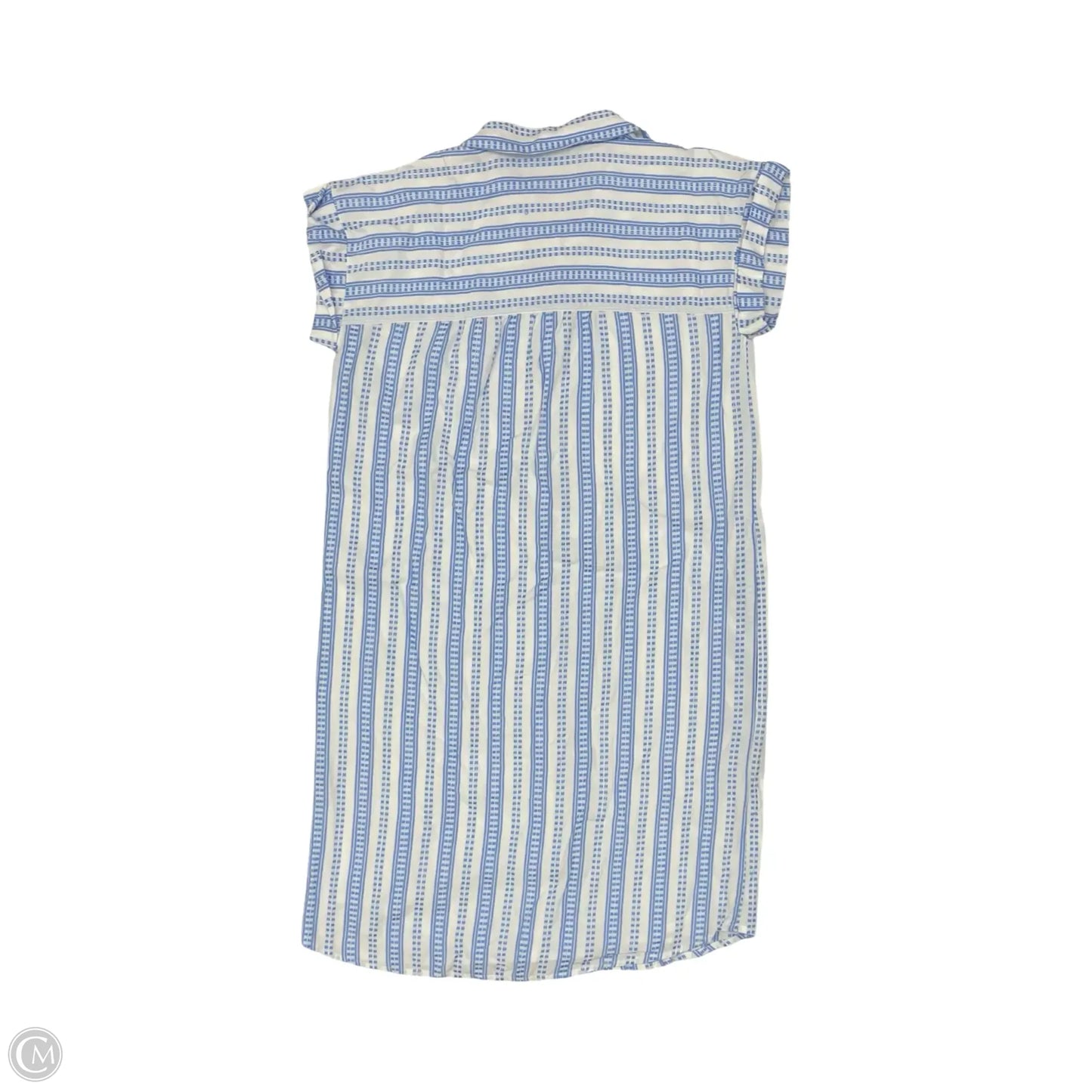 Dress Party Short By Loft In Blue & White, Size: Xs
