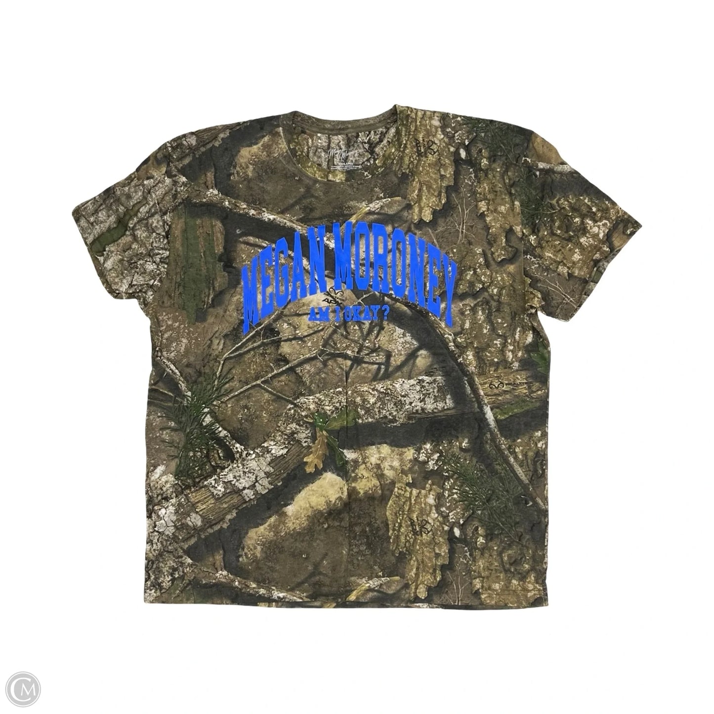 Top Short Sleeve By Clothes Mentor In Camouflage Print, Size: Xxl