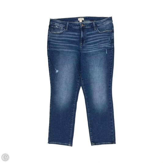 Jeans Straight By Maurices In Blue Denim, Size: 20w
