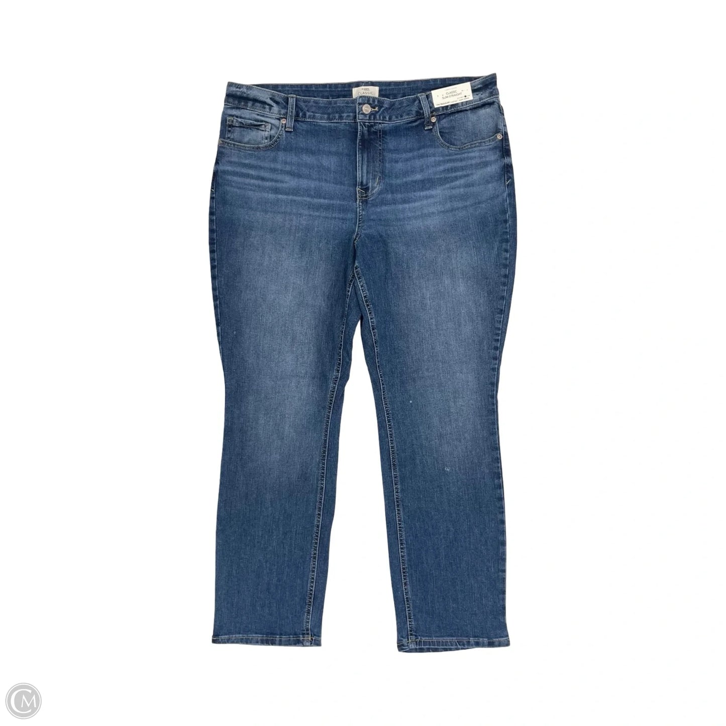 Jeans Straight By Maurices In Blue Denim, Size: 18w