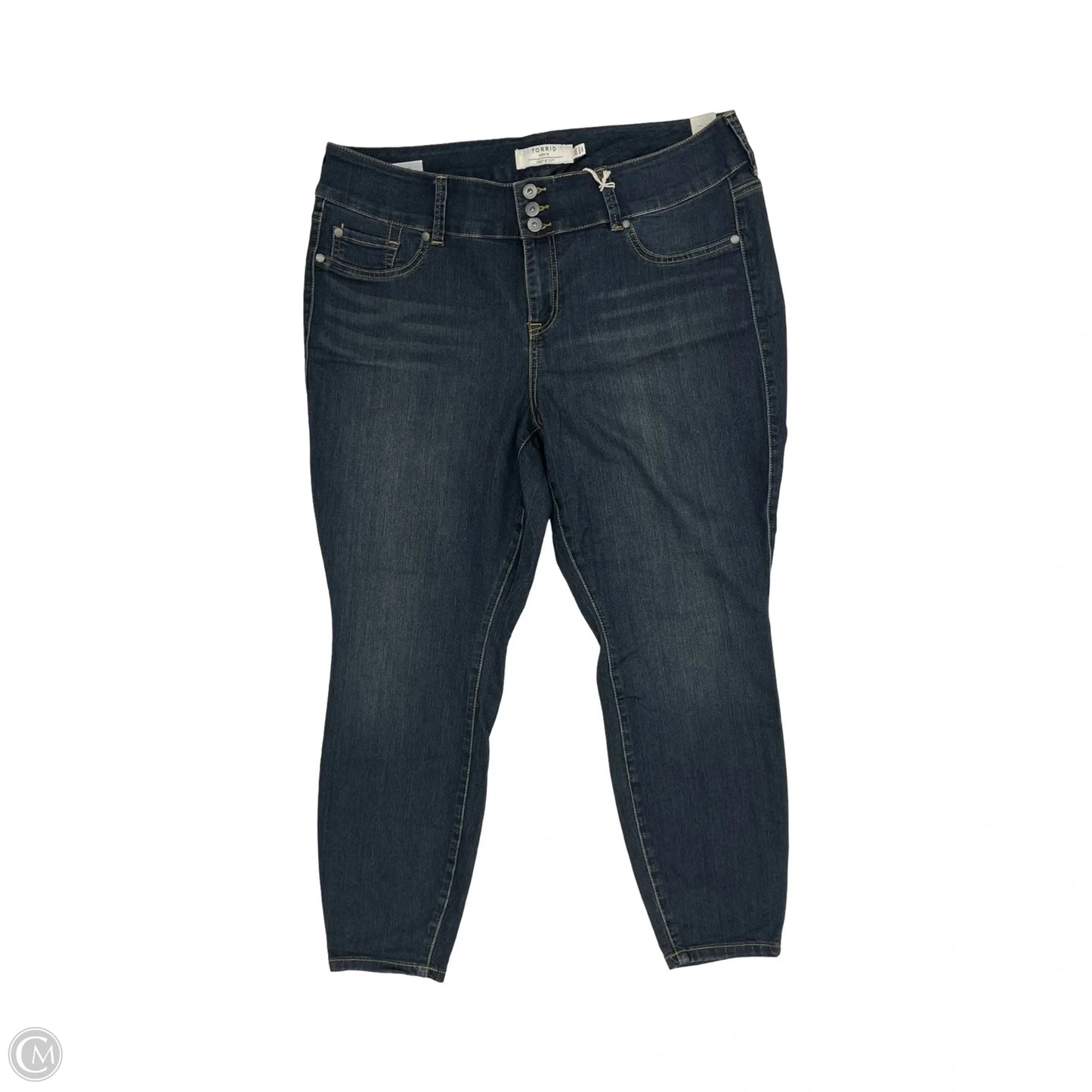 Jeans Skinny By Torrid In Blue Denim, Size: 20