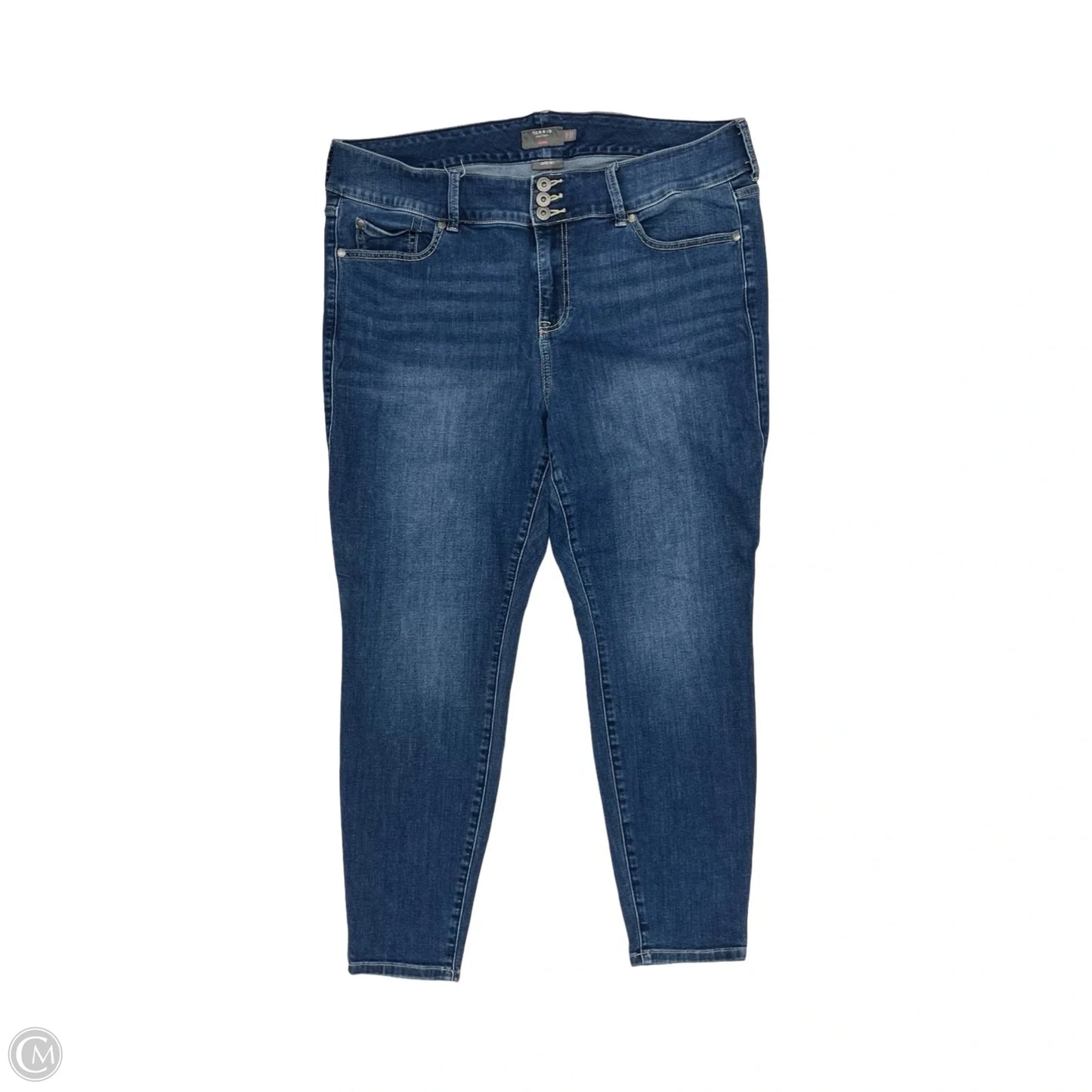 Jeans Skinny By Torrid In Blue Denim, Size: 20