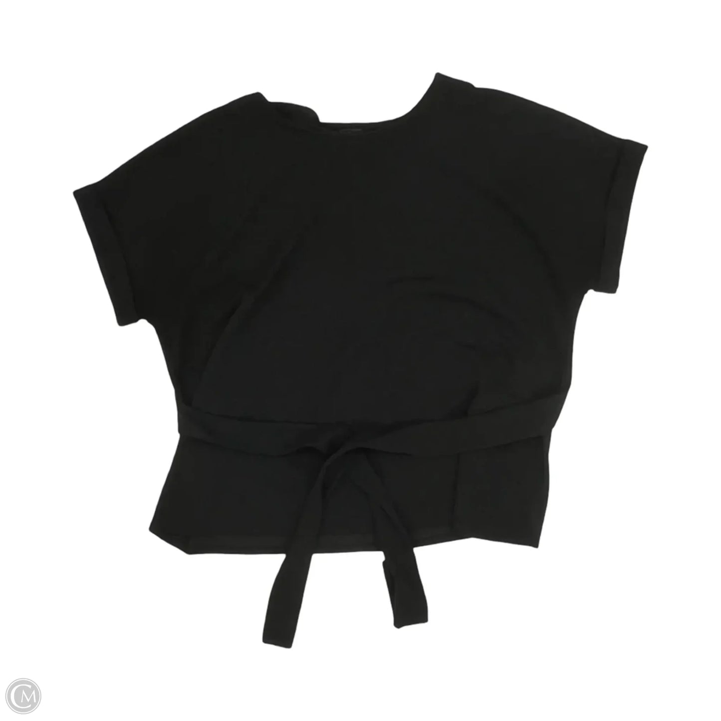 Blouse Short Sleeve By Worthington In Black, Size: 3x