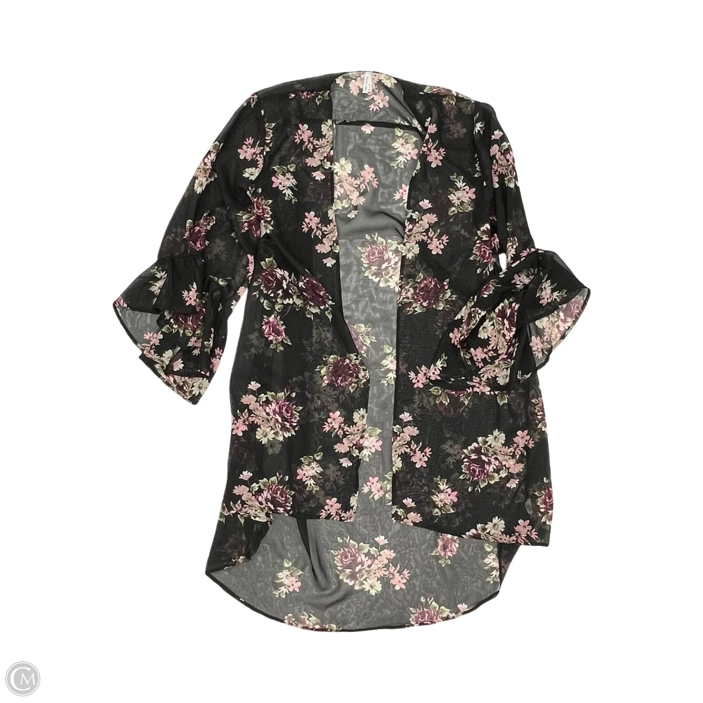 Kimono By Bobeau In Black, Size: 2x