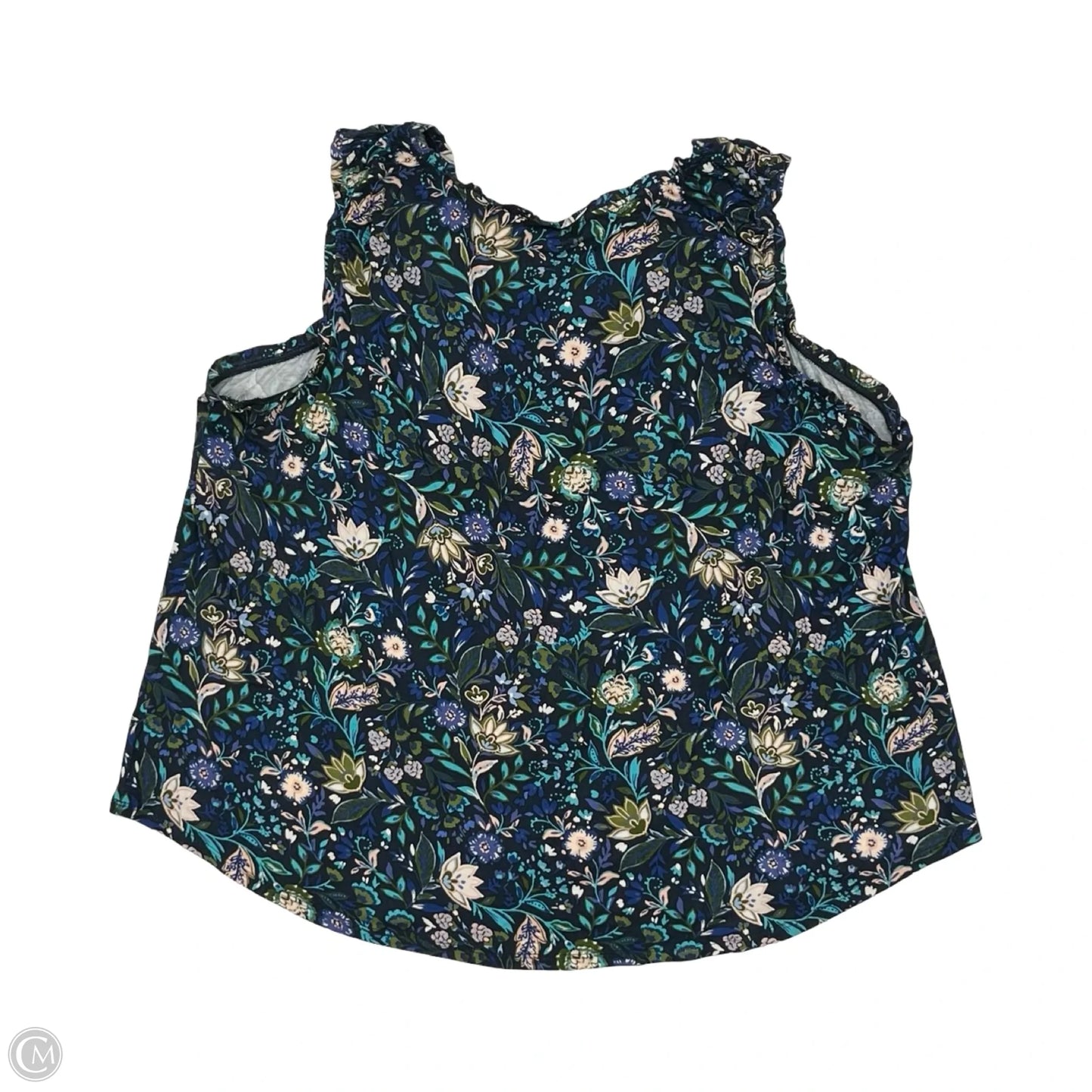 Top Sleeveless By Maurices In Floral Print, Size: 2x