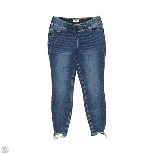 Jeans Skinny By Maurices In Blue Denim, Size: L