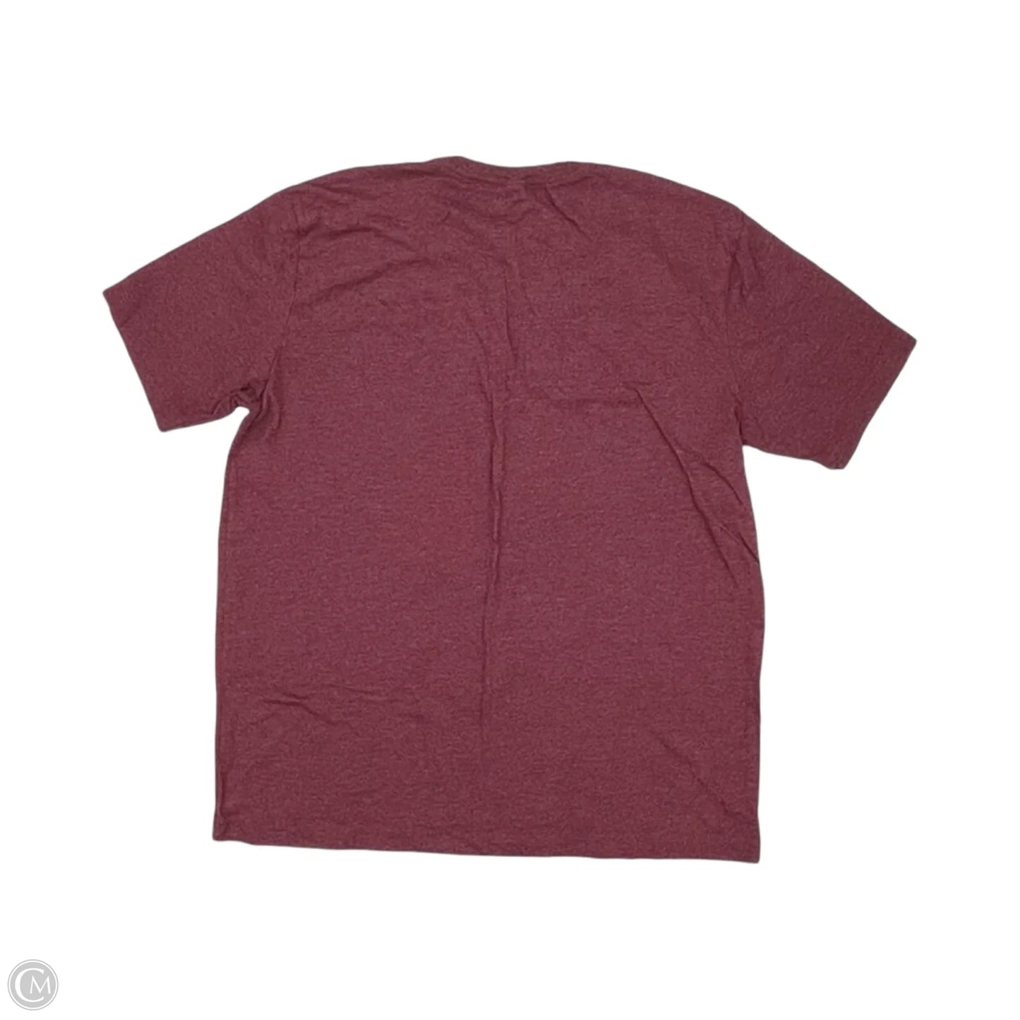 Top Short Sleeve By Alternative In Maroon, Size: L