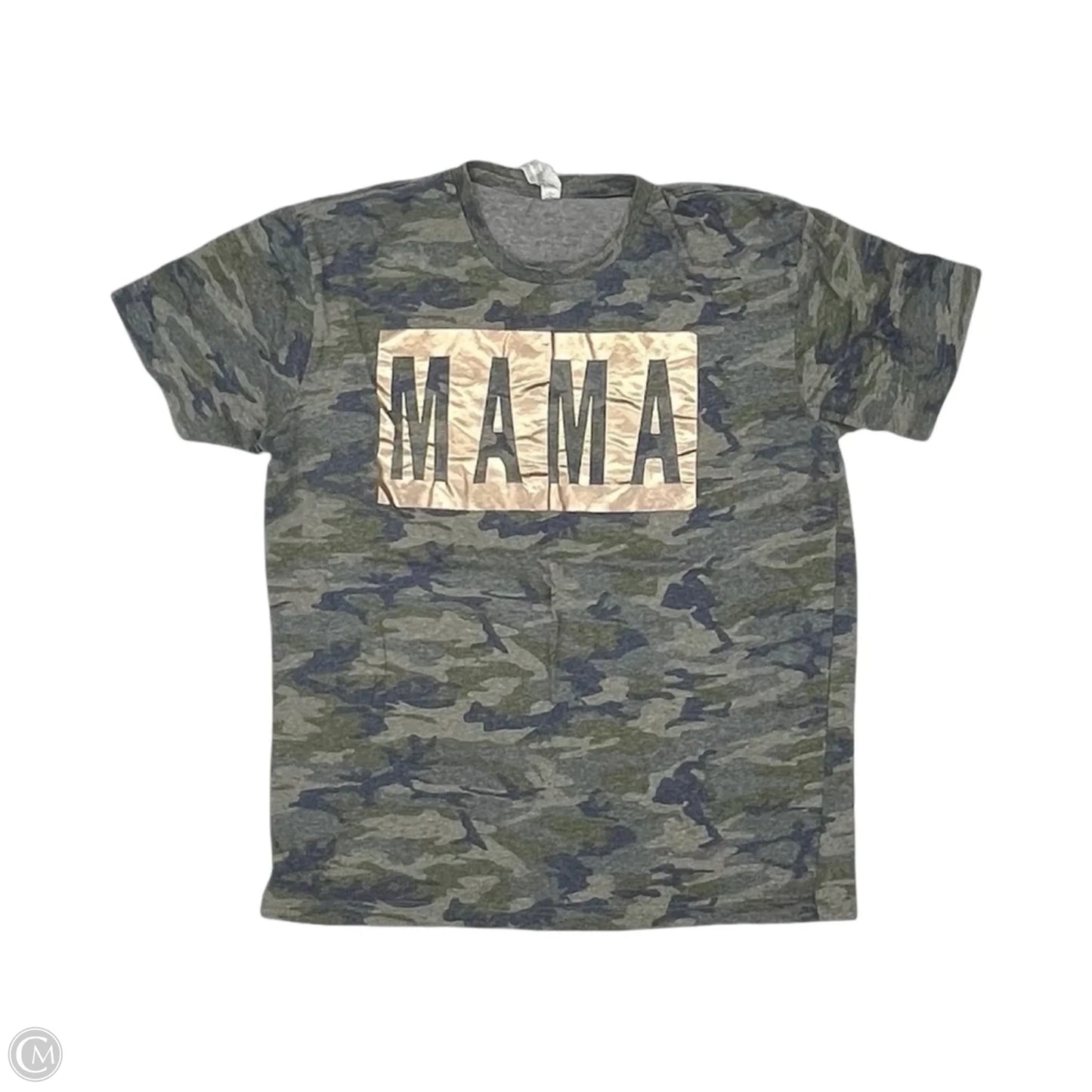 Top Short Sleeve By Clothes Mentor In Camouflage Print, Size: L