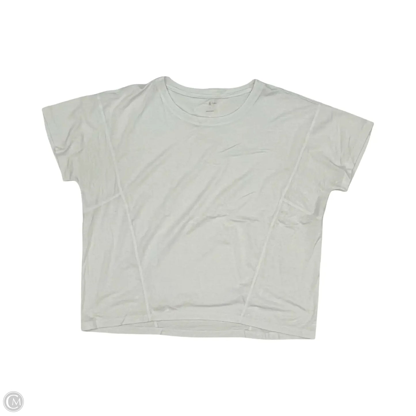 Top Short Sleeve By Lou And Grey In White, Size: L