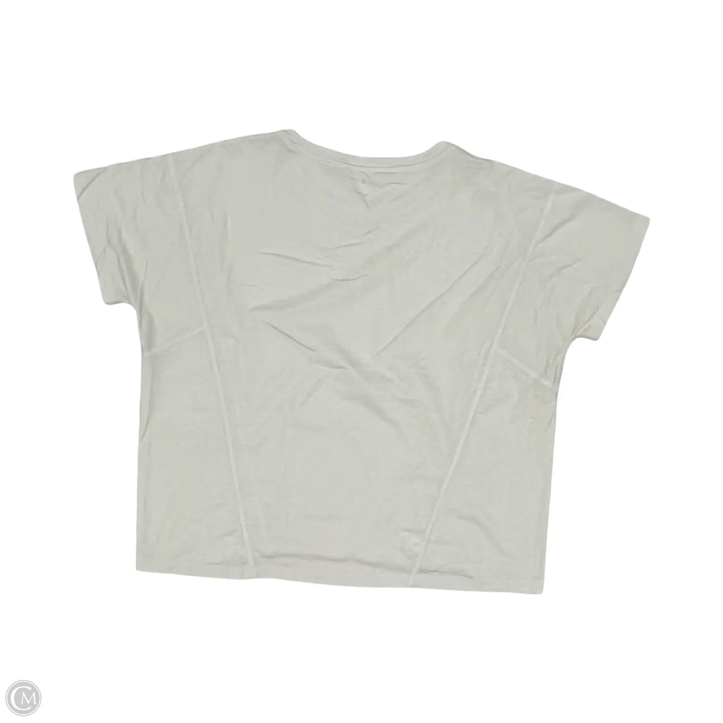 Top Short Sleeve By Lou And Grey In White, Size: L