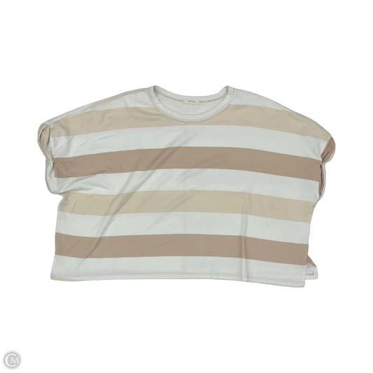 Top Short Sleeve By Entro In Cream, Size: S