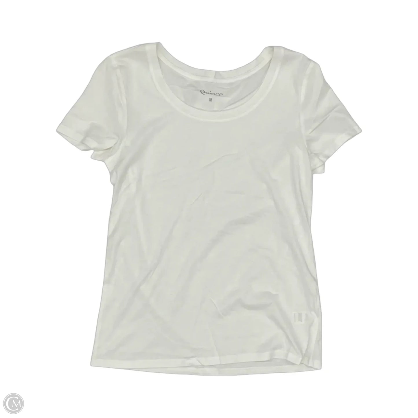 Top Short Sleeve Basic By Quince In White, Size: M