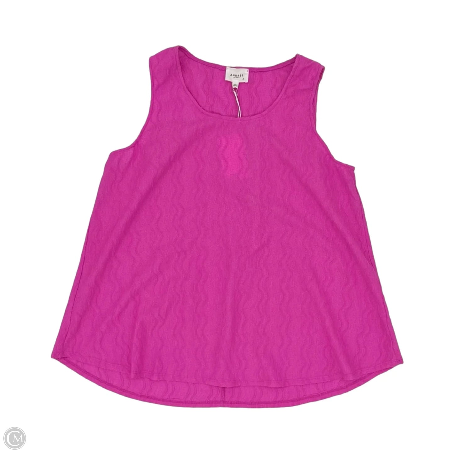 Blouse Sleeveless By Andree By Unit In Pink, Size: L