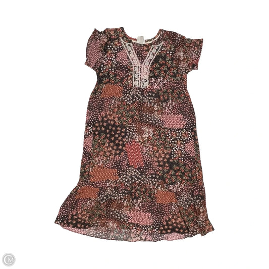 Top Short Sleeve By Maurices In Grey, Size: L