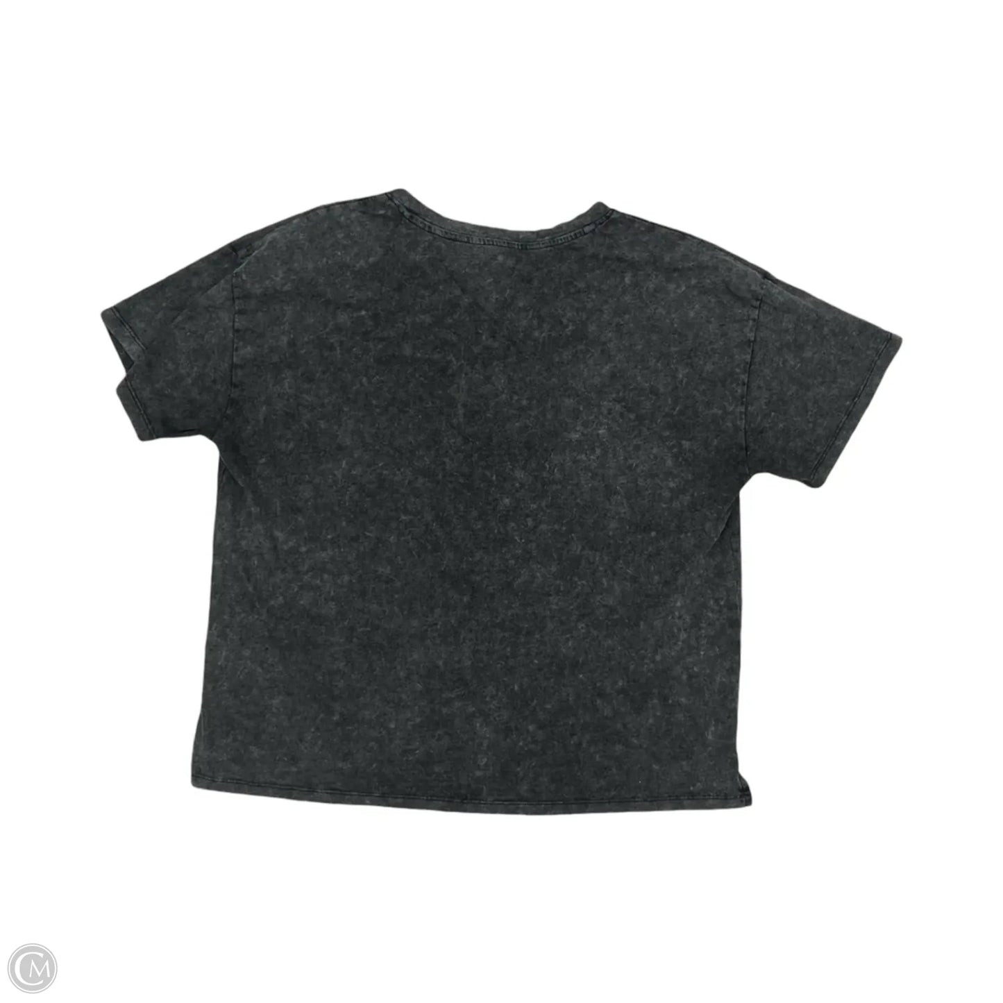 Top Short Sleeve By Maurices In Grey, Size: L