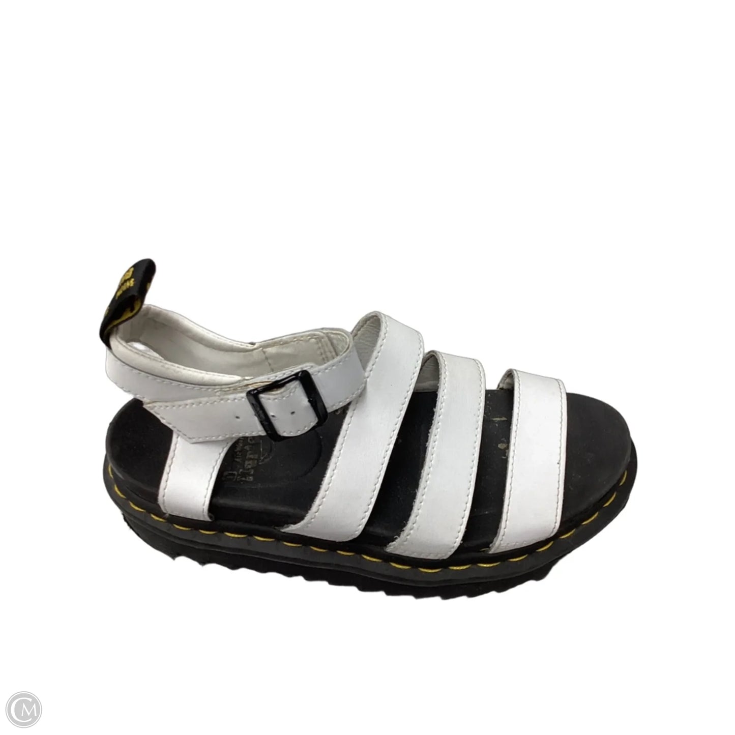 Sandals Heels Platform By Dr Martens In White, Size: 7