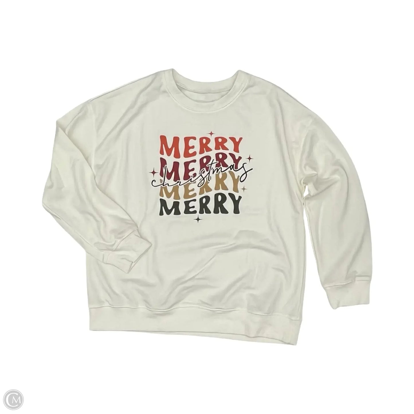 Sweatshirt Crewneck By Cme In White, Size: Xl