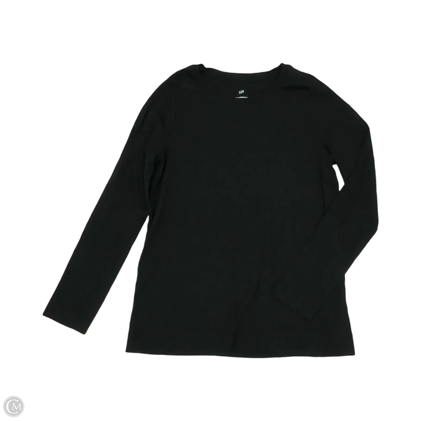 Top Long Sleeve Basic By J. Jill In Black, Size: M