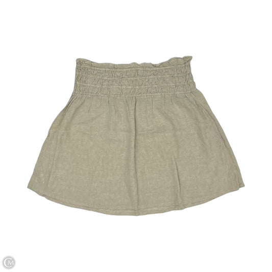 Skirt Mini & Short By Anthropologie In Tan, Size: Xl