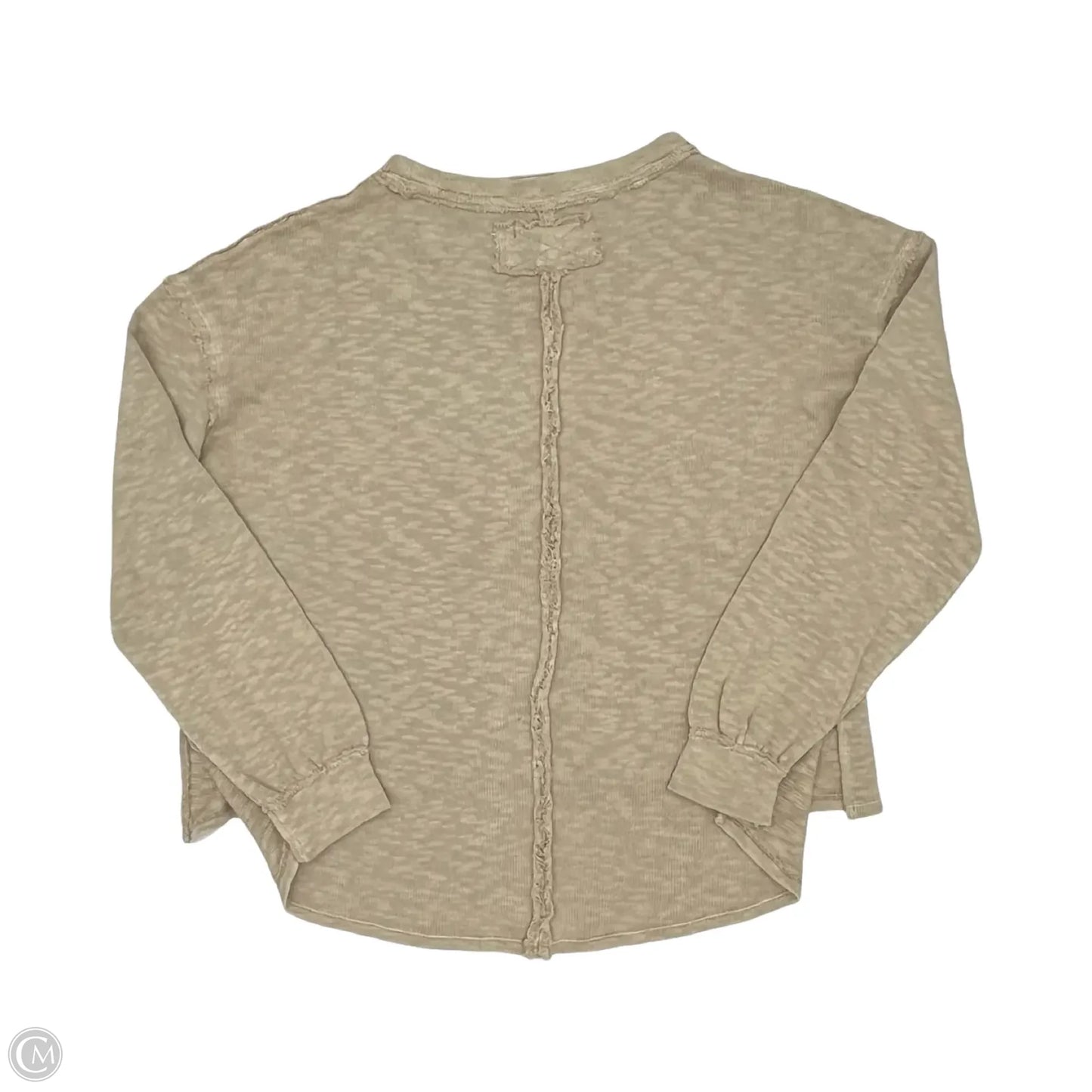 Top Long Sleeve By We The Free In Tan, Size: M