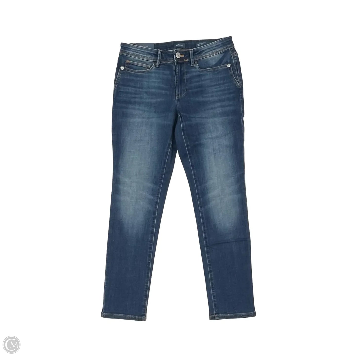 Jeans Straight By J. Jill In Blue Denim, Size: 4