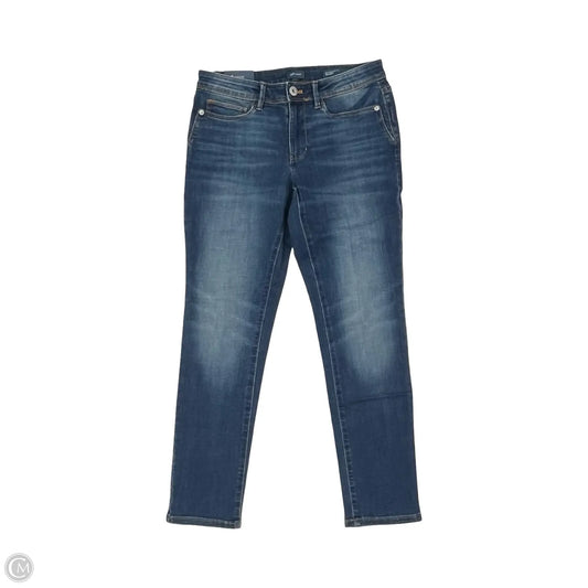 Jeans Straight By J. Jill In Blue Denim, Size: 4