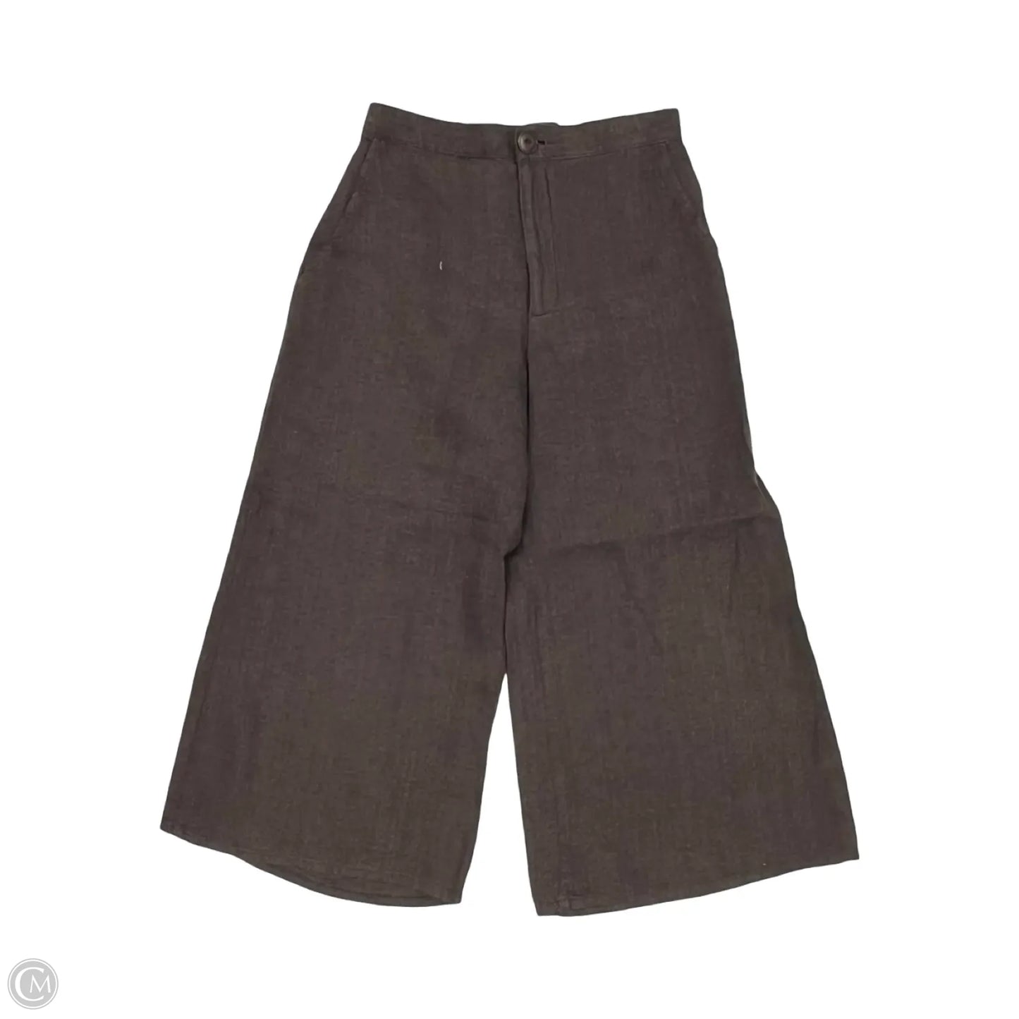 Pants Linen By Flax In Brown, Size: S