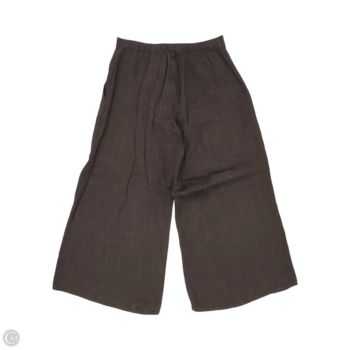 Pants Linen By Flax In Brown, Size: S