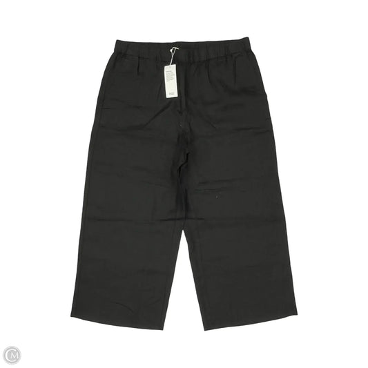 Pants Linen By Eileen Fisher In Black, Size: L