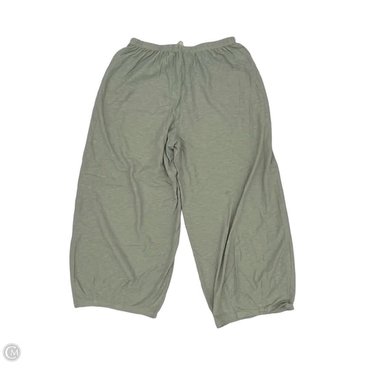 Pants Lounge By Cut Loose In Green, Size: L