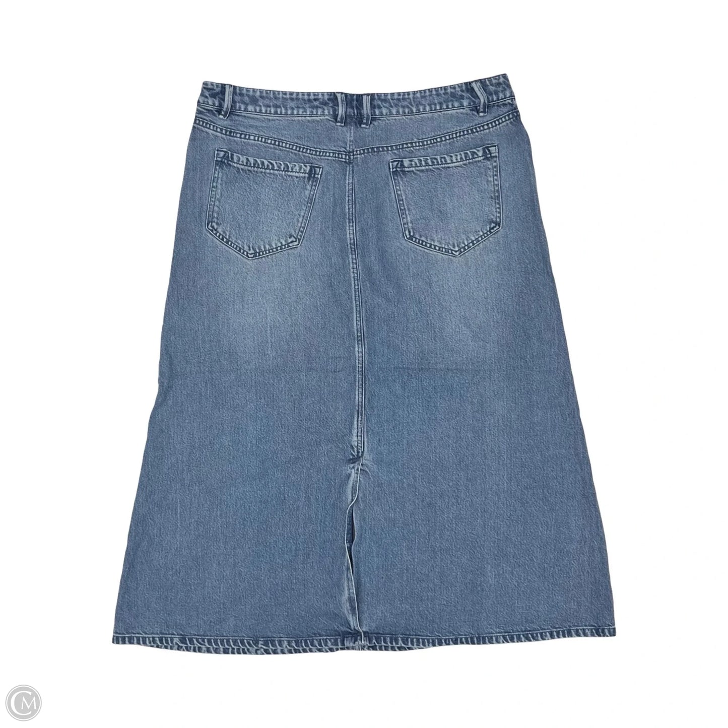 Skirt Midi By J. Jill In Blue Denim, Size: 14