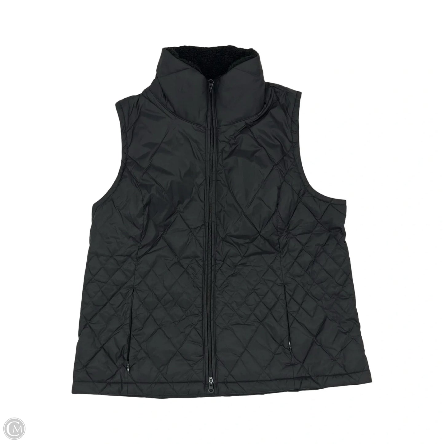Vest Puffer & Quilted By J. Jill In Black, Size: L