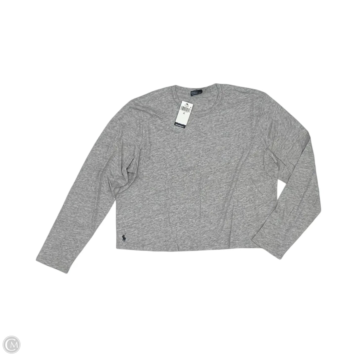 Top Long Sleeve Basic By Polo Ralph Lauren In Grey, Size: Xl