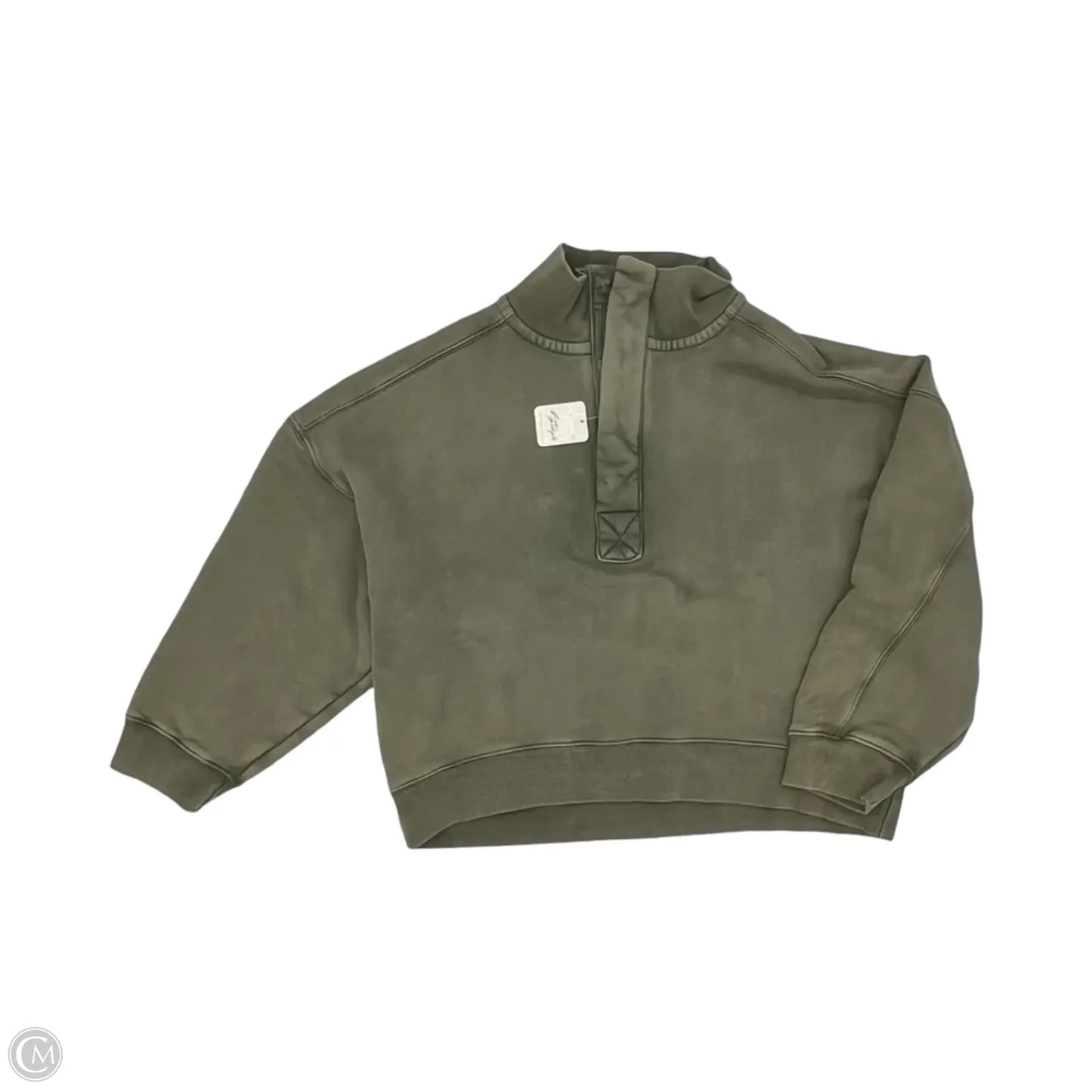 Sweatshirt Collar By We The Free In Green, Size: L