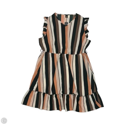 Dress Party Midi By Cme In Striped Pattern, Size: 3x