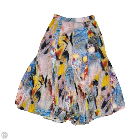 Skirt Midi By Anthropologie In Multi-colored, Size: 4