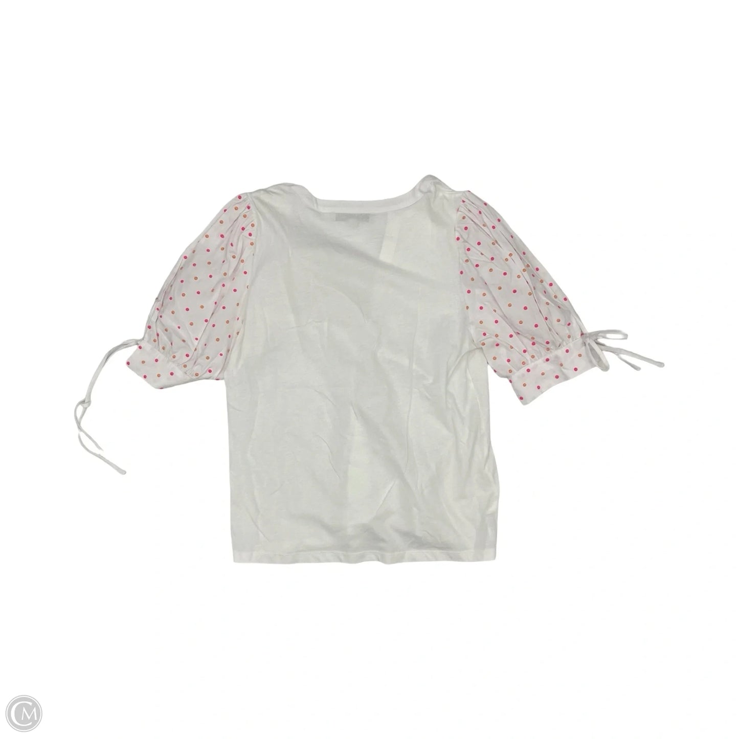 Top Short Sleeve By Loft In White, Size: M