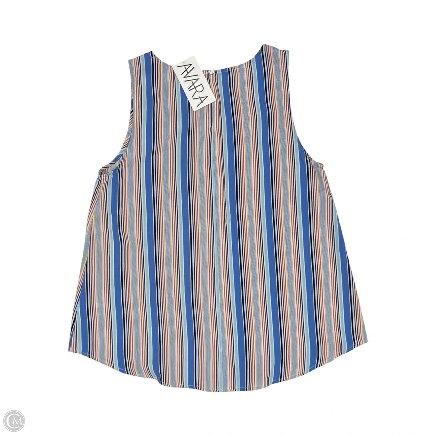 Blouse Sleeveless By Staccato In Blue, Size: M