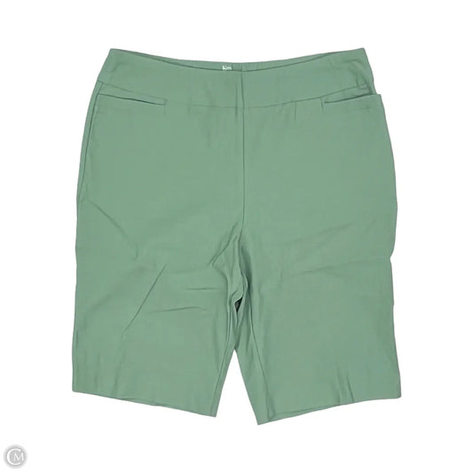 Shorts By Kim Rogers In Green, Size: 12