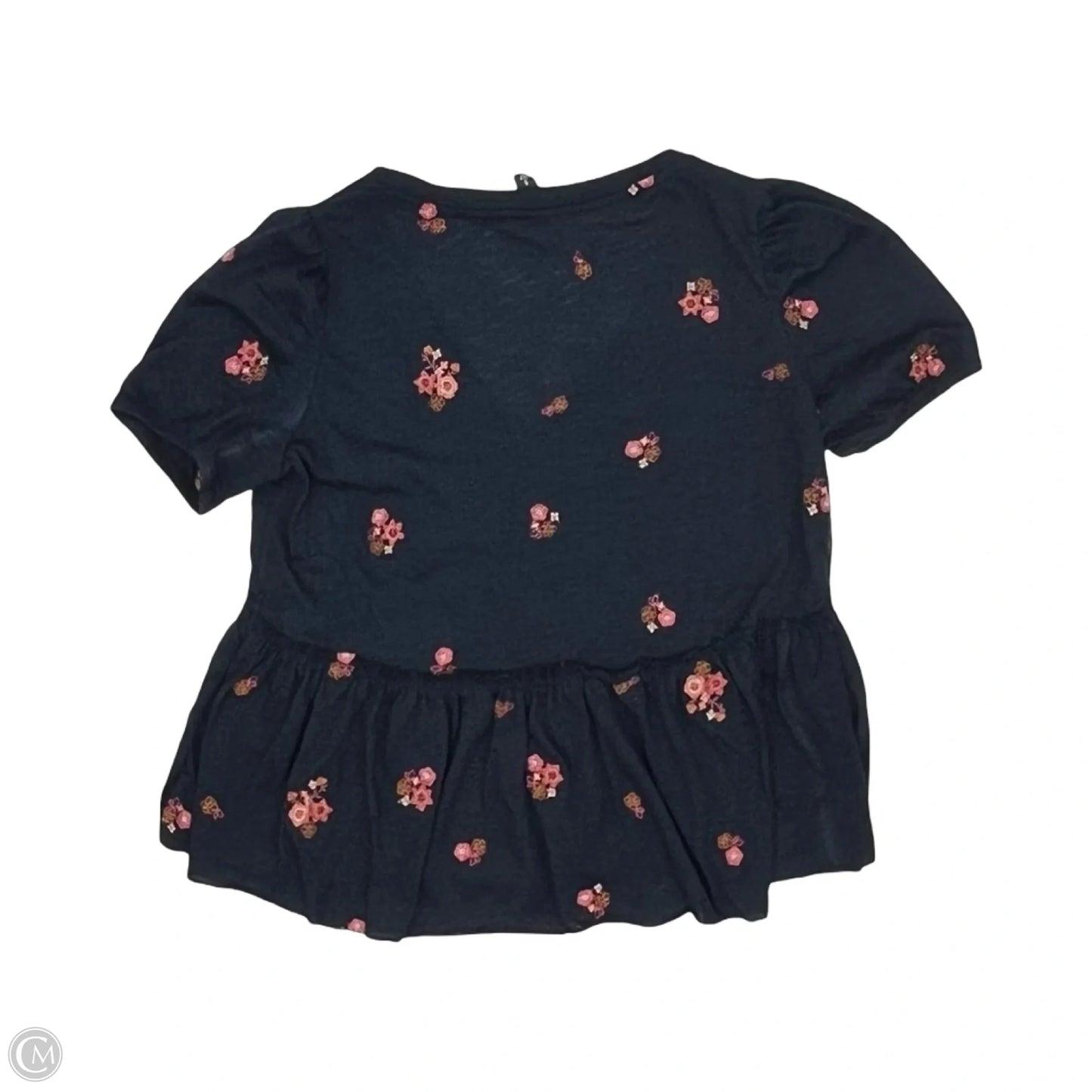 Top Short Sleeve By Alya In Blue, Size: S