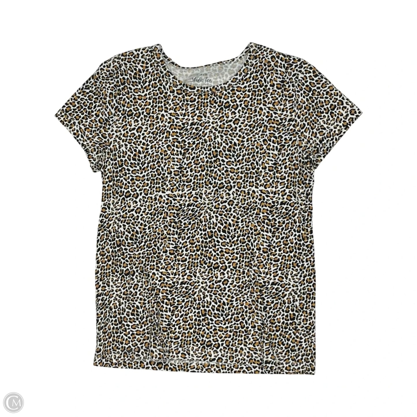 Top Short Sleeve By J. Crew In Animal Print, Size: S